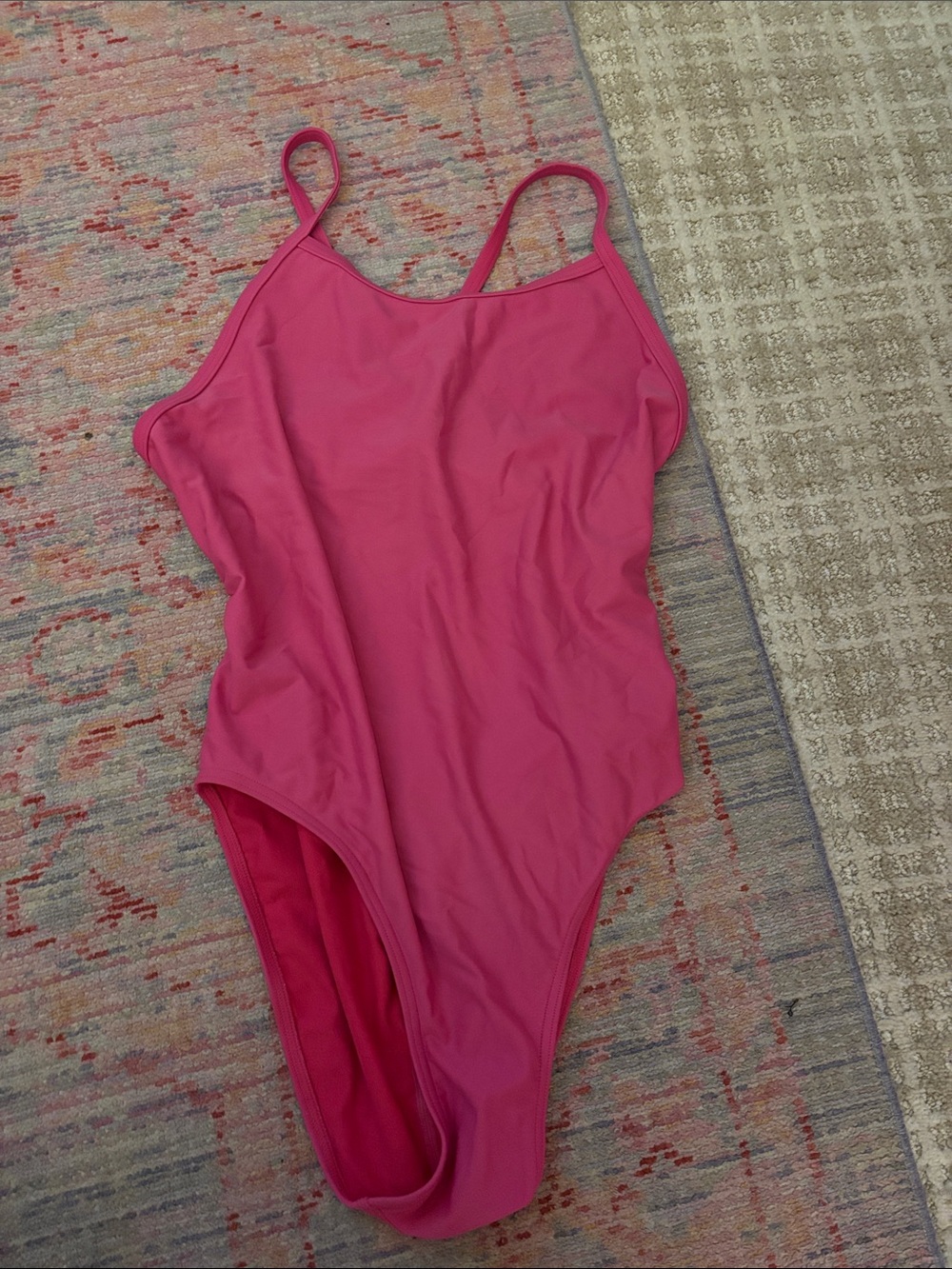 SPORTI One Piece Pink Swimsuit-Size 36 (US 8/10)